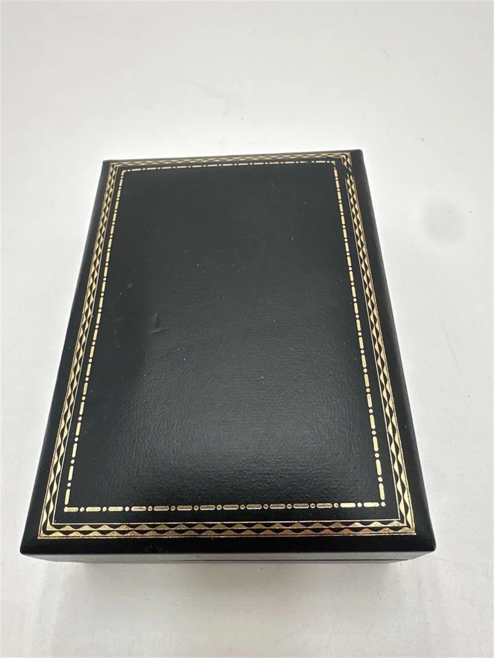 Dunhill Gold plated tie pin & cufflinks Mother of Pearl Black Laquer